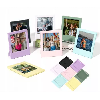 LOVEINSTANT set van 7 kleurrijke fotolijsten voor Polaroid I-Type, 600, SX-70 instantfilm