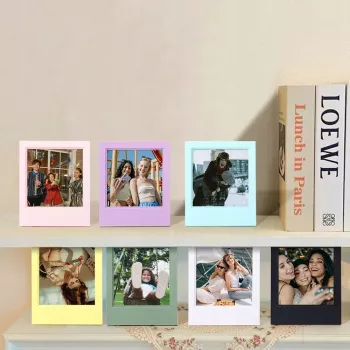 LOVEINSTANT set van 7 kleurrijke fotolijsten voor Polaroid I-Type, 600, SX-70 instantfilm