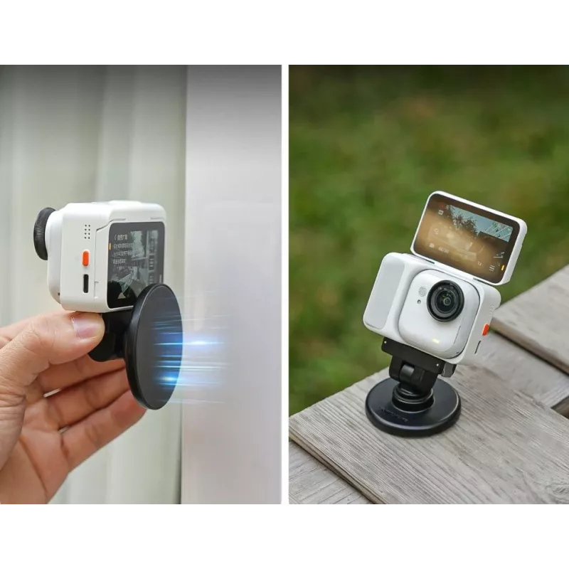 SUNNYLIFE Magnetische snelkoppeling met 1/4 inch basis voor Insta360 GO Ultra / Dz-143-d