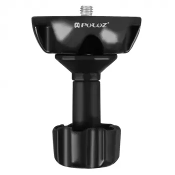 PULUZ 75mm bowl statiefadapter met 1/4 inch en 3/8 inch schroefdraad, zwart (PU3503)