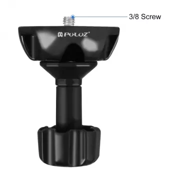 PULUZ 75mm bowl statiefadapter met 1/4 inch en 3/8 inch schroefdraad, zwart (PU3503)