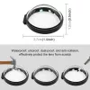 PULUZ 2x gehard glazen lensbeschermer voor GoPro Max 2 - zwart frame