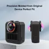 PULUZ 2x gehard glazen lensbeschermer voor GoPro Max 2 - zwart frame