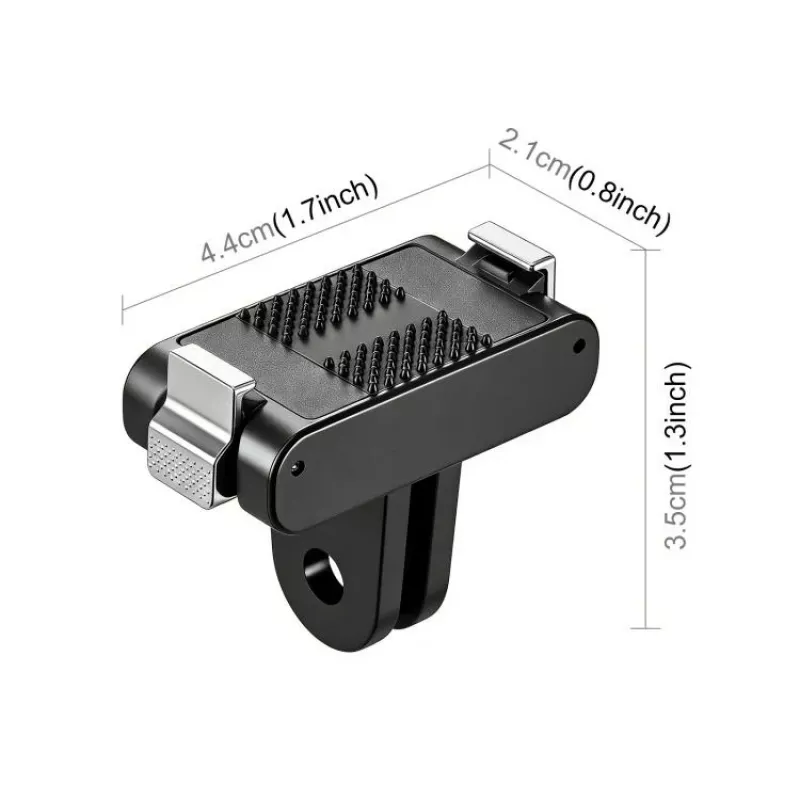 PULUZ Magnetic Quick Release Mount met GoPro-houder voor DJI Osmo Action 6 / Nano / Puluz / PU1079B