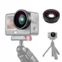 PULUZ groothoekobjectief FOV Boost 185° voor DJI Osmo Action 6 / HD-glas / PU1103