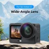 PULUZ groothoekobjectief FOV Boost 185° voor DJI Osmo Action 6 / HD-glas / PU1103