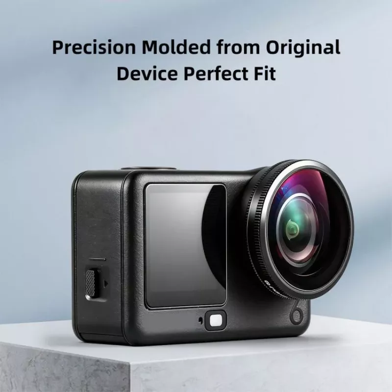 PULUZ groothoekobjectief FOV Boost 185° voor DJI Osmo Action 6 / HD-glas / PU1103
