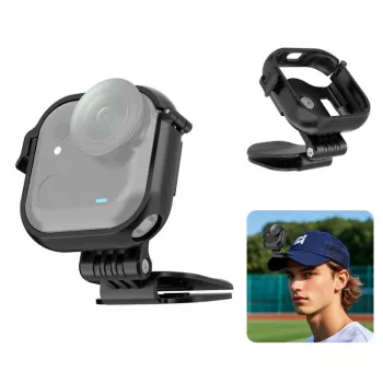 PULUZ PU1089B hoedclip-houder voor Insta360 GO Ultra