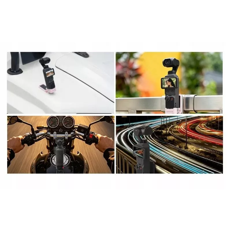 SUNNYLIFE magnetische mount-adapter 1/4 inch voor DJI Osmo Pocket 3 - zwart