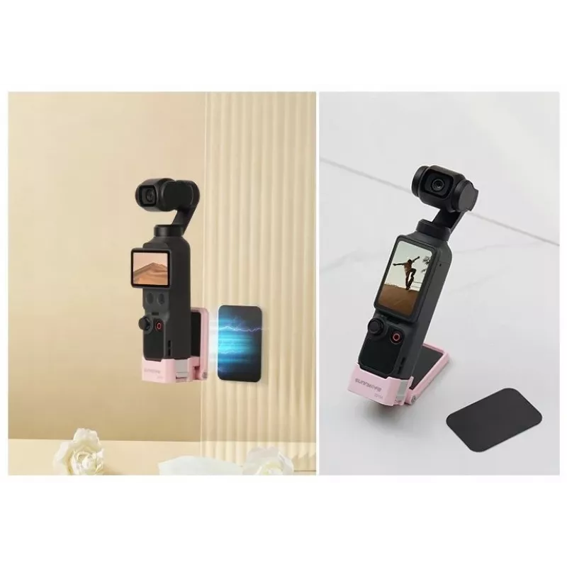 SUNNYLIFE magnetische mount-adapter 1/4 inch voor DJI Osmo Pocket 3 - zwart