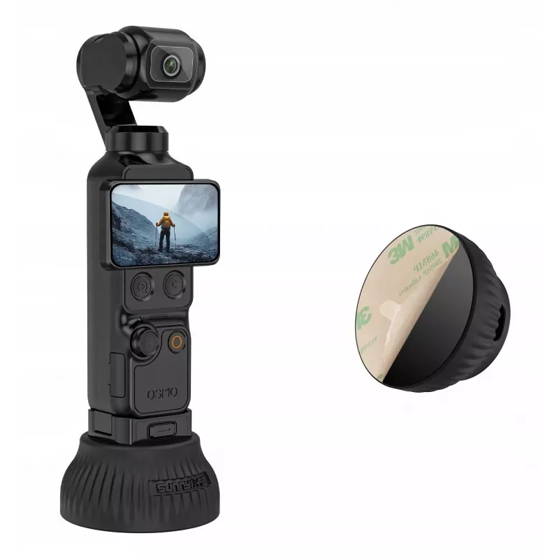 SUNNYLIFE OP4-DZ166-D Standaardhouder met plakbasis voor DJI Osmo Pocket 3 / 4