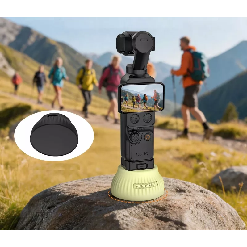SUNNYLIFE OP4-DZ166-D Standaardhouder met plakbasis voor DJI Osmo Pocket 3 / 4