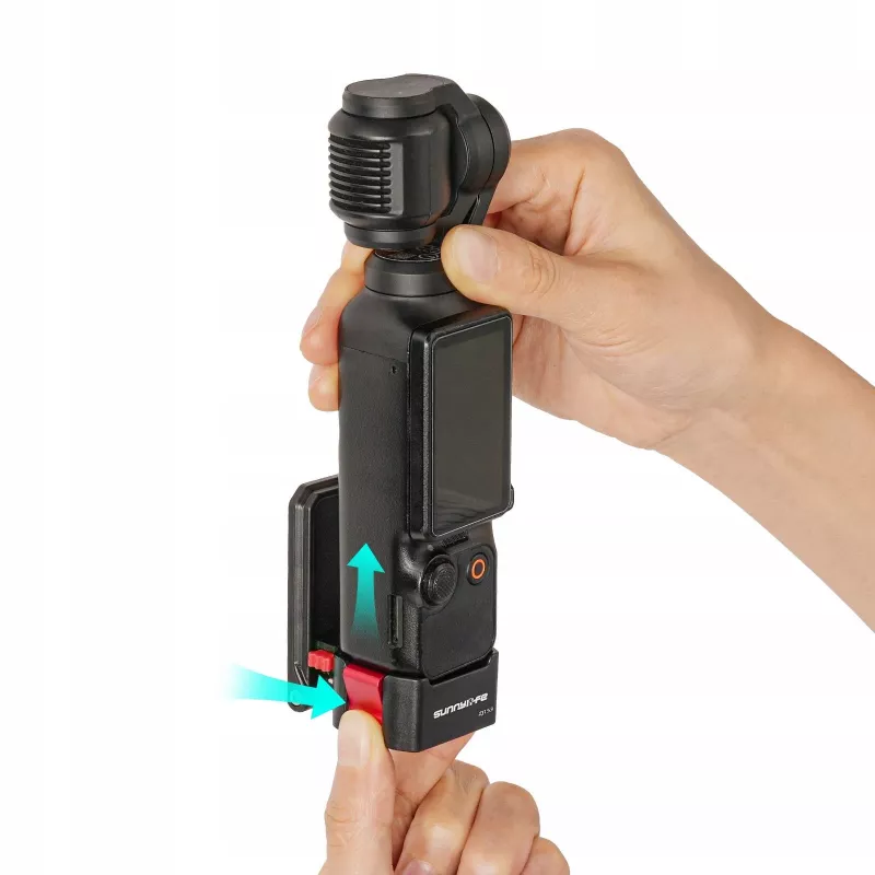 SUNNYLIFE magnetische mount-adapter 1/4 inch voor DJI Osmo Pocket 3 - zwart