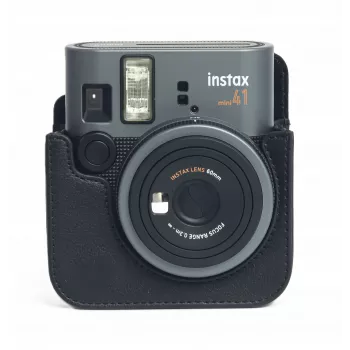 LOVEINSTANT 4-in-1 accessoireset voor Fujifilm Instax Mini 41 - zwarte tas, album, frame & stickers