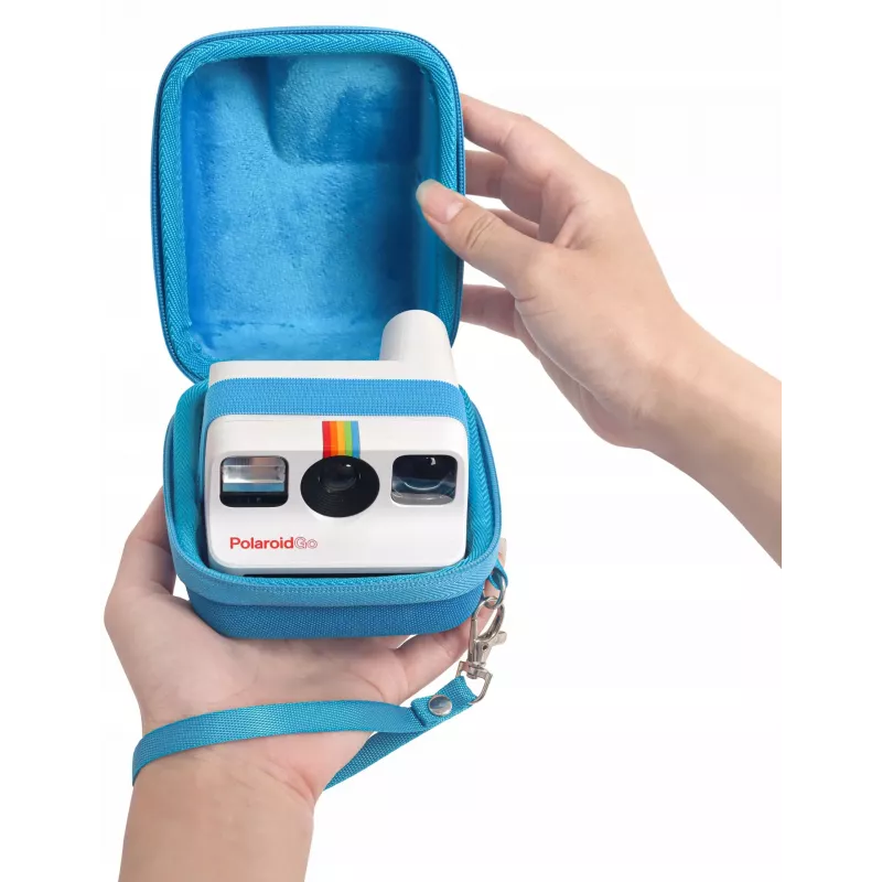 LOVEINSTANT Hardcase beschermhoes voor Polaroid Go instant camera - blauw