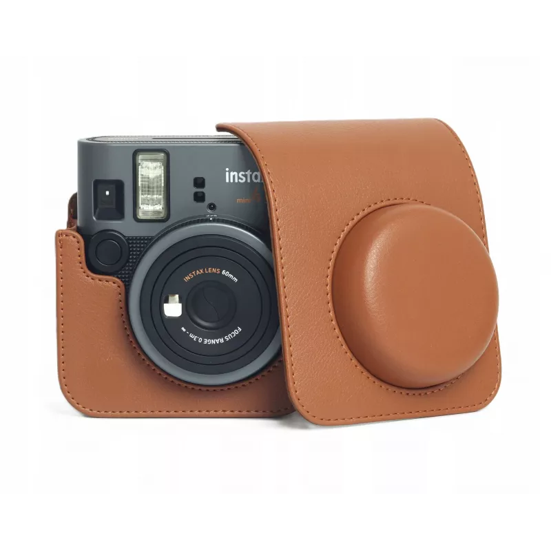 LOVEINSTANT Hoes voor Fujifilm Instax Mini 41 camera, bruin