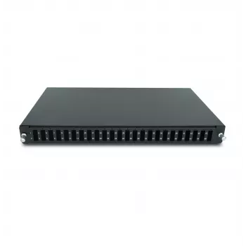 RACKTEL RL-PFWDPX24 24-poorts SC duplex glasvezel patchpanel, 1U, zwart