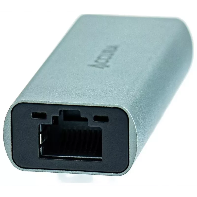 ACCURA USB-C naar RJ45 Gigabit Ethernet Adapter, Space Gray