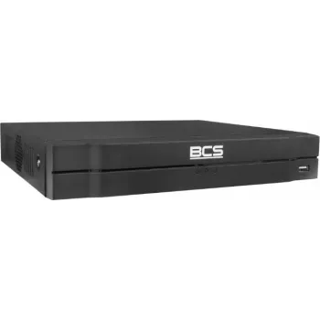 BCS 8-kanaals 4K PoE netwerkvideorecorder NVR, 8 PoE-poorten, H.265+, 1 SATA HDD-slot, BCS-L-NVR0801-4KE-8P(2L)