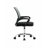 Extralink Home draaibare bureaustoel met mesh-rugleuning, zwart