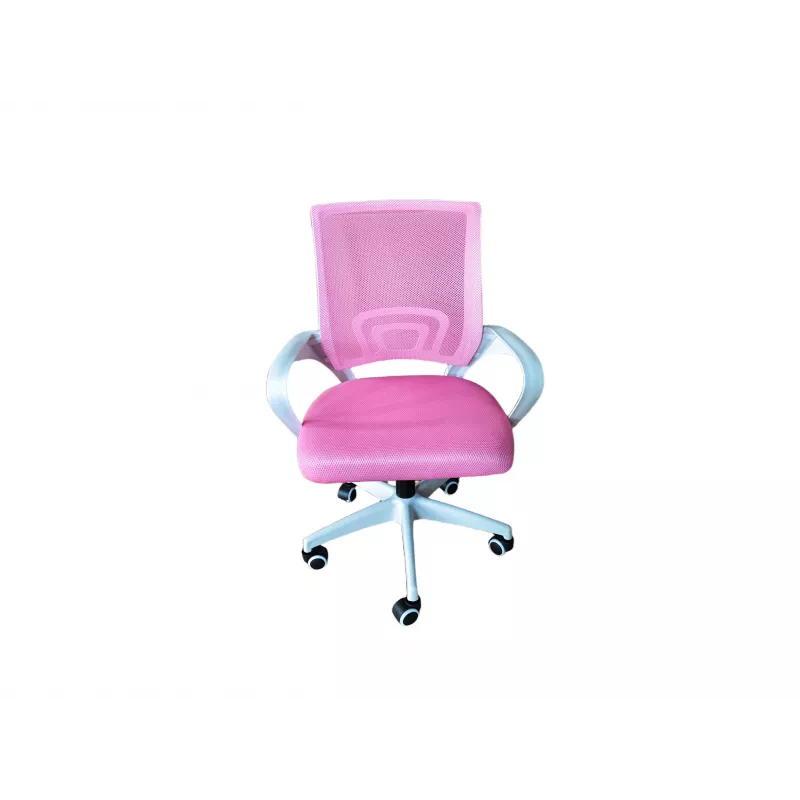 EXTRALINK HOME draaistoel bureaustoel roze mesh-stof