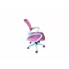 EXTRALINK HOME draaistoel bureaustoel roze mesh-stof