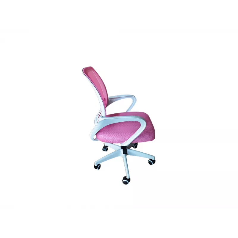 EXTRALINK HOME draaistoel bureaustoel roze mesh-stof