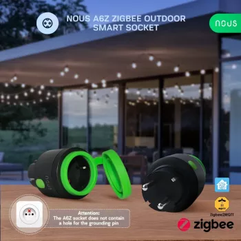 NOUS A6Z outdoor slimme stekker Zigbee 1-pack energiebewaking