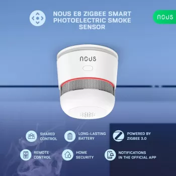 NOUS E8 ZigBee 3.0 slimme rookmelder