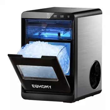 EUHOMY IM017 20kg ijsblokjesmachine (zwart)