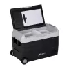 HCALORY D55M+ auto cooler met Bluetooth, 55L, compressor, -20°C tot +20°C, DC 12V/24V, AC 100-240V, zwart