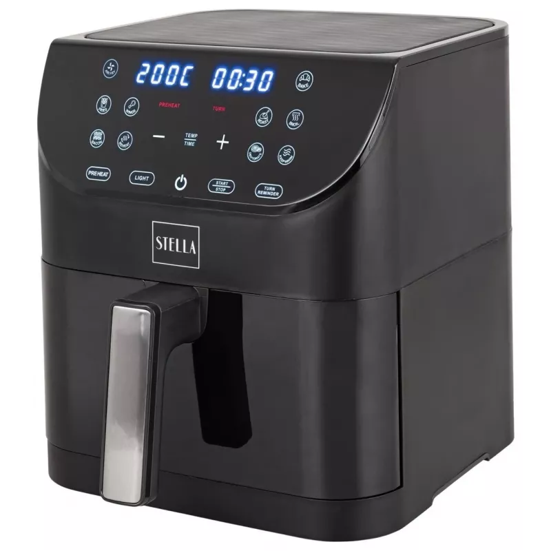 Stella Staf 1500-6-C 6 L snelkookpan zwart