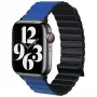 Beline Apple Watch Magnetic Pro band 42/44/45/49mm zwart/blauw
