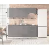 STOLKAR Cosmo Design ANIKA Graphite/Graphite 2.0 keukenmeubelset - 6-delig