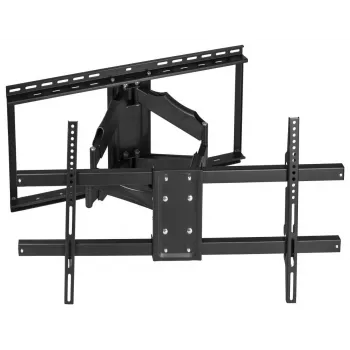 KINGMOUNT KG-1028 draaibare en kantelbare tv-muurbeugel voor schermen van 42-100 inch, VESA 200x100 tot 800x400, tot 45,5 kg