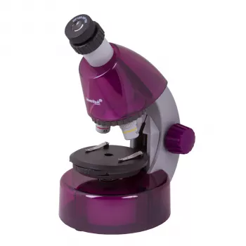 Levenhuk LabZZ M101 Amethyst biologisch microscoop voor kinderen, 40x-640x, monoculair, LED-verlichting