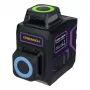 Ermenrich LV40 PRO laserwaterpas, groene straal, 2 lijnen, bereik 20 m