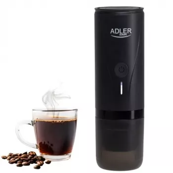 Adler AD 4400 draagbare koffiemachine, 20 bar, zwart