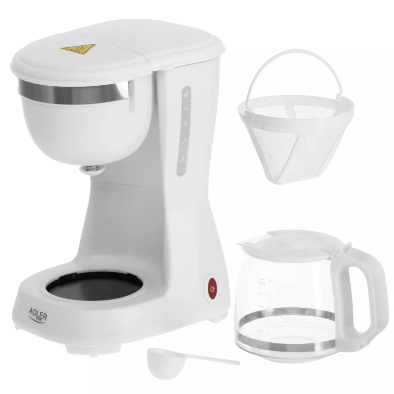 Adler AD 4381 Filterkoffiezetapparaat, 600 W, wit
