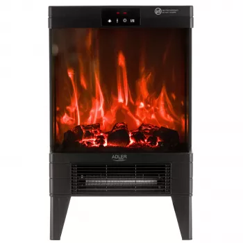 Adler AD 7755 Keramische PTC-heteluchtkachel 2000W met afstandsbediening, zwart