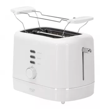 Adler AD 3224 Witte toaster 750W 2 sleuven