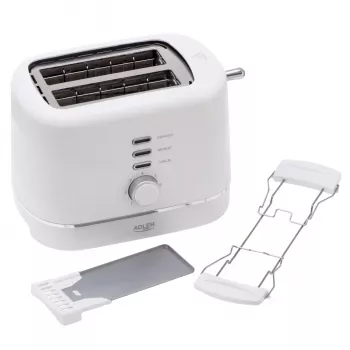 Adler AD 3224 Witte toaster 750W 2 sleuven