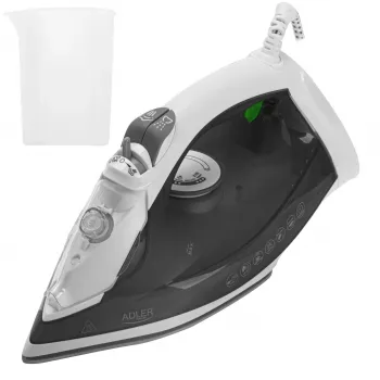 Adler AD 5051 Stoomstrijkijzer met keramische zool, 2600 W, 350 ml tank