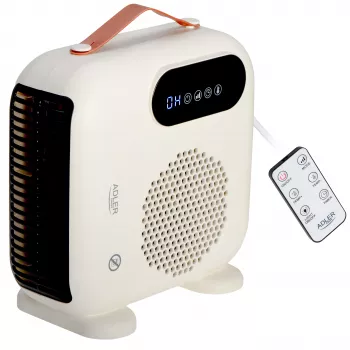 Adler AD 7756 Keramische heteluchtkachel 1500W zwart