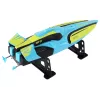 LEAN TOYS RC Waterboot 2.4G Geel-Turquoise Waterdichte Afstandsbediening