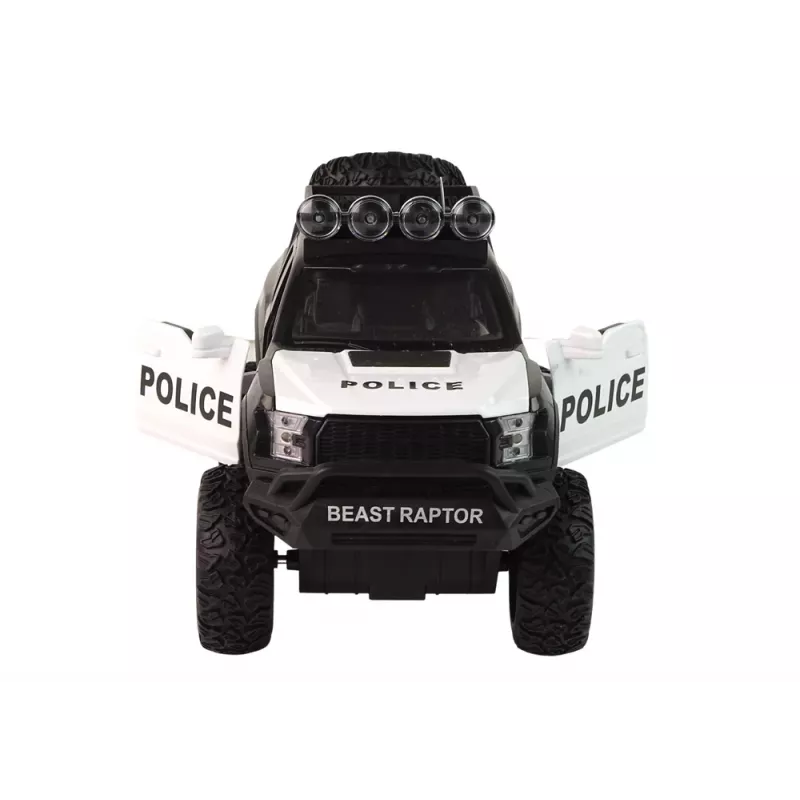 LEAN TOYS Offroad voertuig Raptor politie openende deur geluid licht