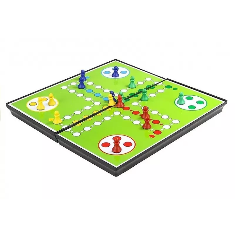 LEAN TOYS Magnetische speelbordset 7 in 1 schaken ludo backgammon dammen