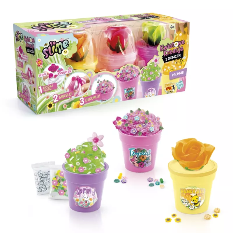 EPEE So Slime DIY Slime Shakers Floral Creations 3 Bloempotten Creatieve Kit