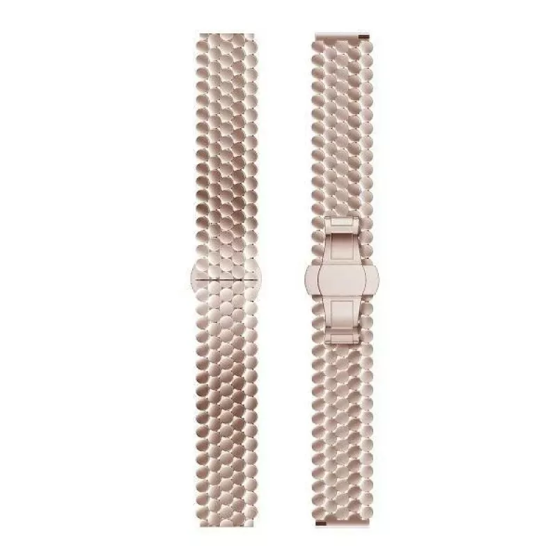 Beline Watch Strap 20mm Metaal Honingraat Roségoud