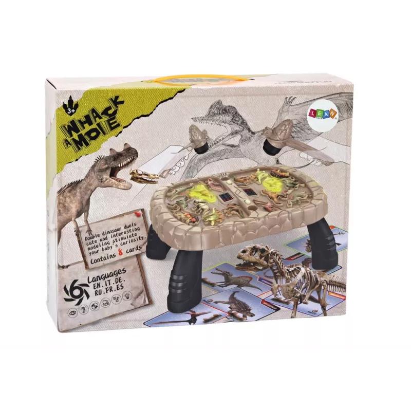 LEAN TOYS Whac-a-mole Arcadespel Dinosaurussen Tafel